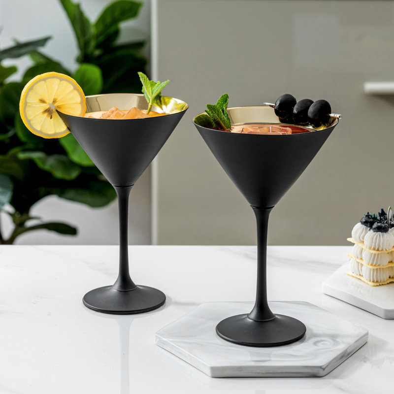 2 Piece 237ml Martini Glass Set