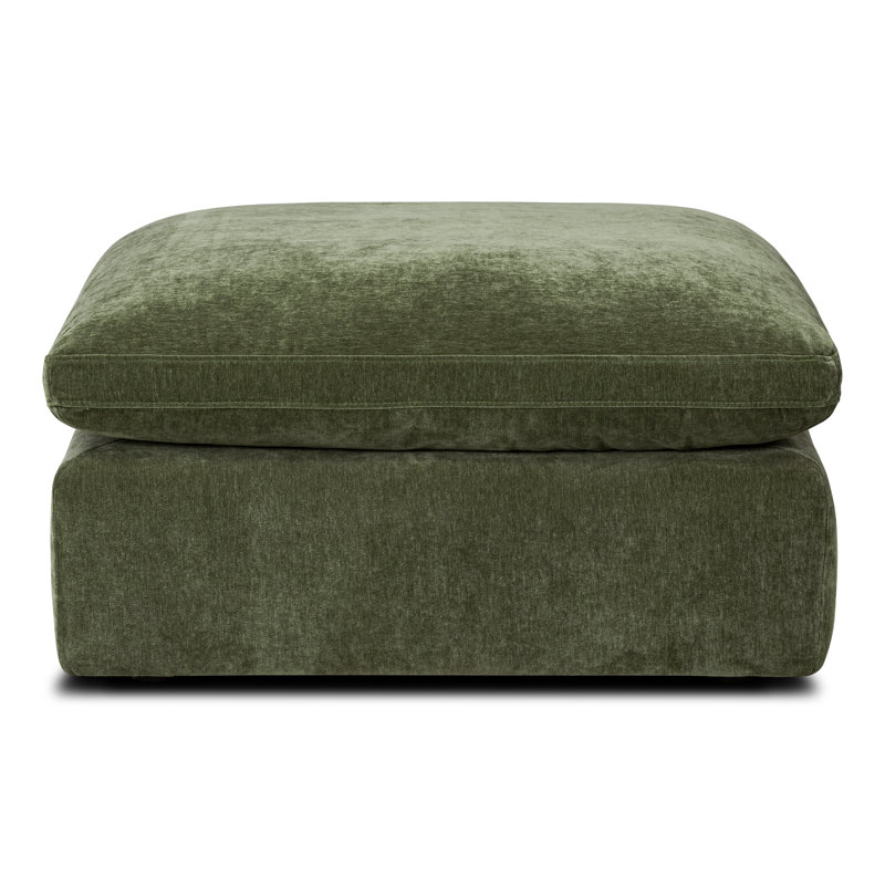 Cape 5 - Piece Modular Upholstered Chaise L-Sectional, Sagano Green Fabric