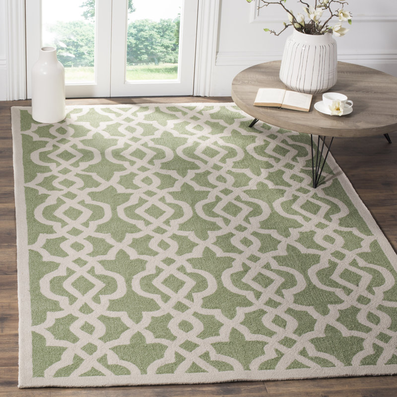Daphne Hand Tufted Performance Geometric Rug, Rectangle 5' x 8'