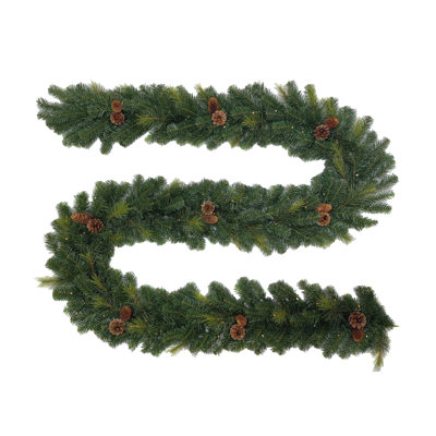 VERMONT 366 cm Lighted Artificial Mixed Assortment Garland