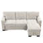 Chaise longue modulaire avec support de rangement et chargeur USB-693529144