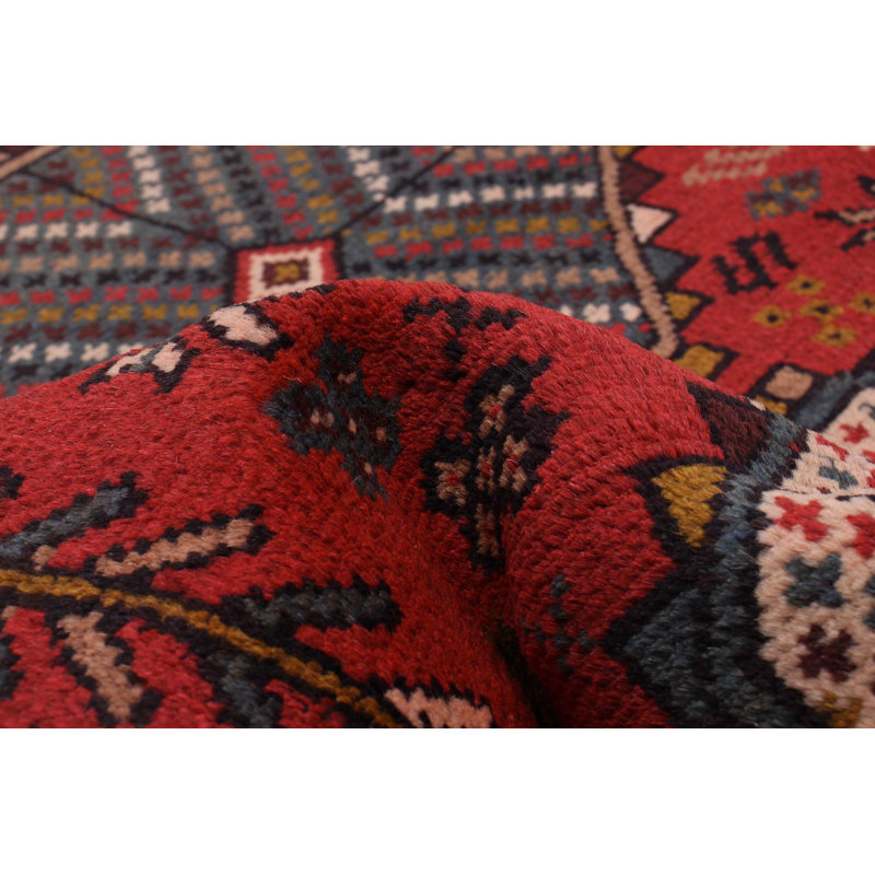 Tapis unique en laine des années 1990 de 3 pi 1 po x 5 pi 9 po Zanaiya