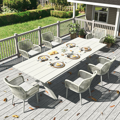 Outdoor Dining Set With Rectangular Dining Table