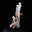 Hautes stalactites à quartz avec stilbite
