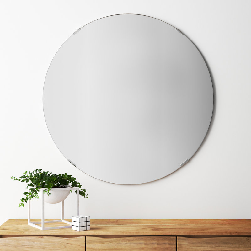 Miroir de coiffeuse sans cadre Samonie, 41 po x 41 po