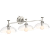 Tone 3 Light Indoor Bathroom Vanity Light Fixture, UL Listed