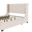 Grand lit plateforme avec rangement