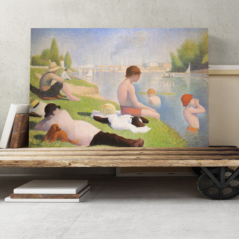 Georges Seurat - Wrapped Canvas Painting, 70cm H x 100cm W