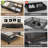 Under Bed Storage Containers With Wheels, 2 Pack Underbed Shoe Storage Organizer With Removable Lids, Large Rolling Under Bed Storage Dresser Drawers