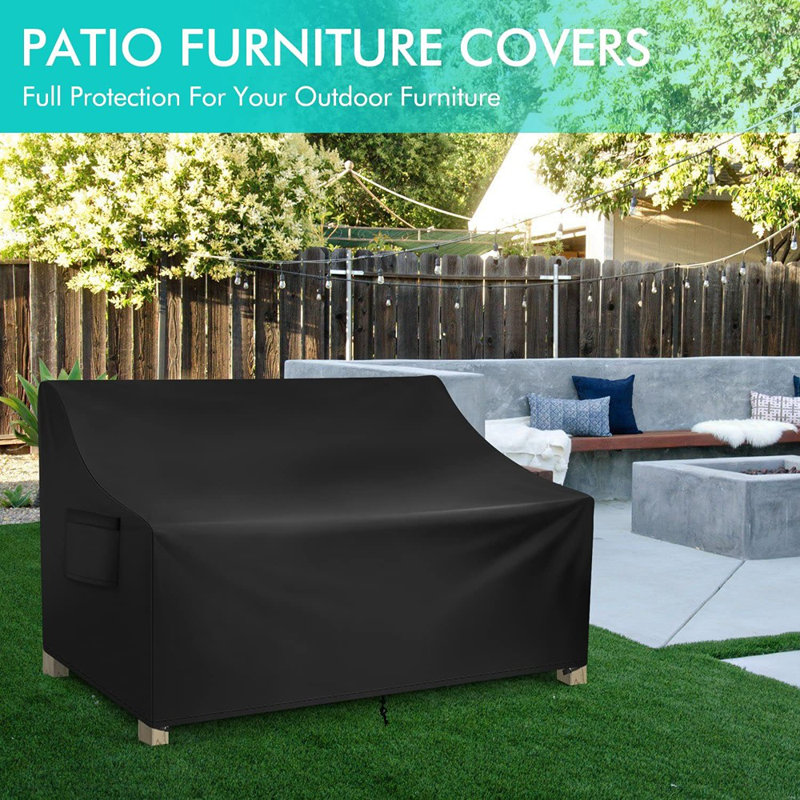 Patio Sofa Cover Waterproof, 3-Seater Outdoor Sofa, Heavy...