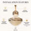 Lustre en cristal 26 niveaux -939832736