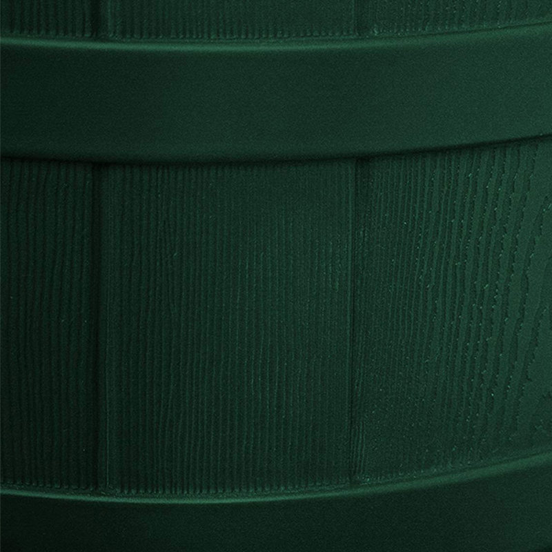 Good Ideas Rain Wizard Water Storage 50 Gallon Capacity Barrel, Green, (2 Pack)