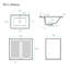 Meuble-lavabo mural 24 po en chêne brun avec plateau de meuble-lavabo classe Class-1170313476-1170313478