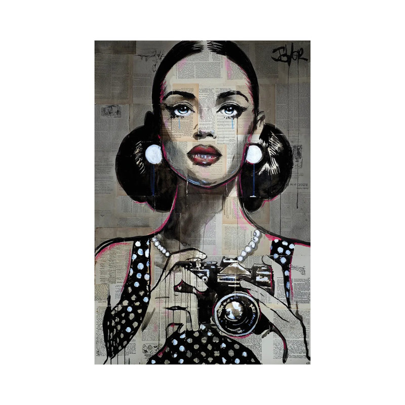 Exposure by Loui Jover - Print on Canvas, Wrapped Canvas, 66.04 cm H x 45.72 cm W x 1.91 cm D