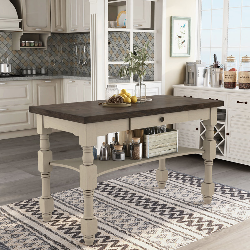 Holtzclaw Solid Wood Base Dining Table