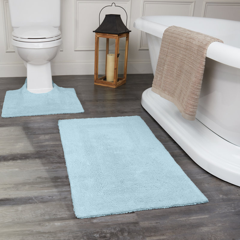 Ensemble de tapis de bain Edilio, Bleu