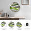 Horloge murale en verre-549925732
