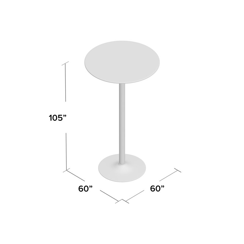 Round Glass Top Metal Base Dining Table