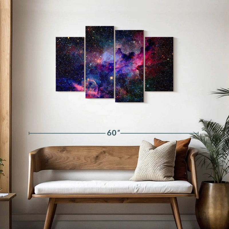 Oberle Galaxy Space Nebula, 27" H x 43" W