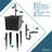 17.75'' L x 23.25'' W Freestanding Laundry Sink with Faucet-57885617-57885620