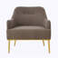 Chaise d'appoint moderne avec fauteuil rembourré-129859710