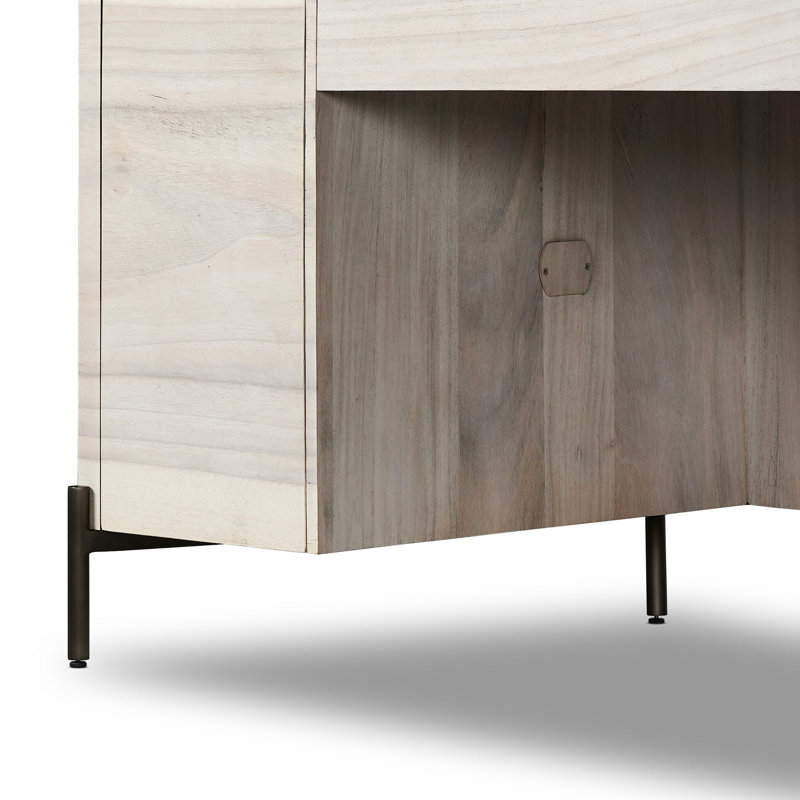 Lunas Executive Desk, Bleached Guanacaste