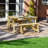 Aggi Rectangular 3 - Piece 2 - Person 150Cm L Outdoor Picnic Table-279493750-279493749