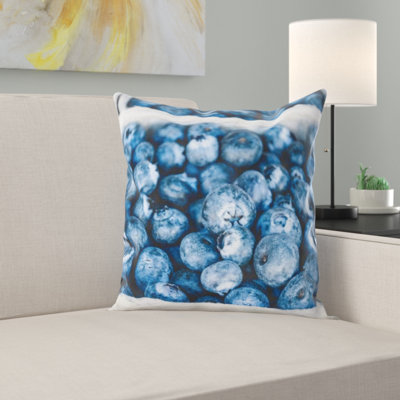 Blueberry Throw Pillow