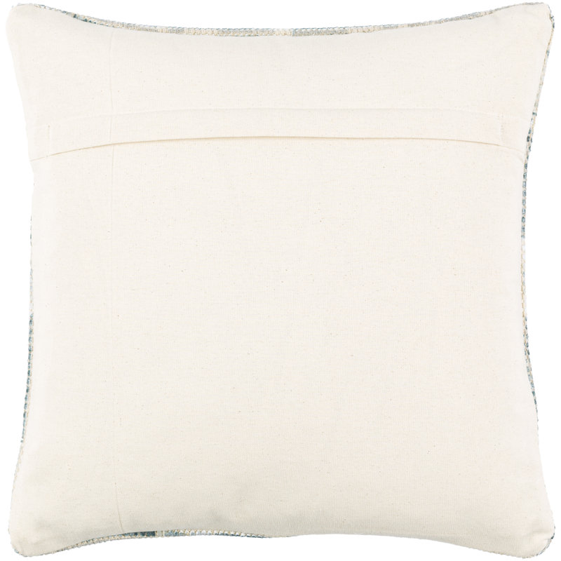 Alain Embroidered Cotton Blend Throw Pillow, 18"H x 18"W, Pillow Cover Only - No Insert
