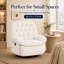 Fauteuil inclinable et pivotant manuel en chenille, pivotant à 360 degrés-505517357-505517356