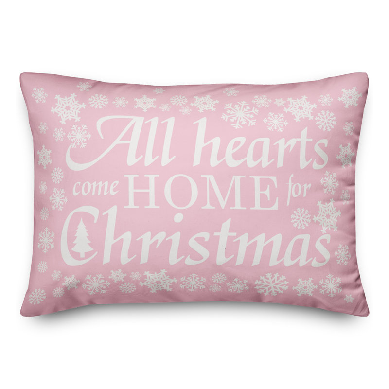  Coussin lombaire All Hearts Home, Housse de coussin seulement - sans coussin