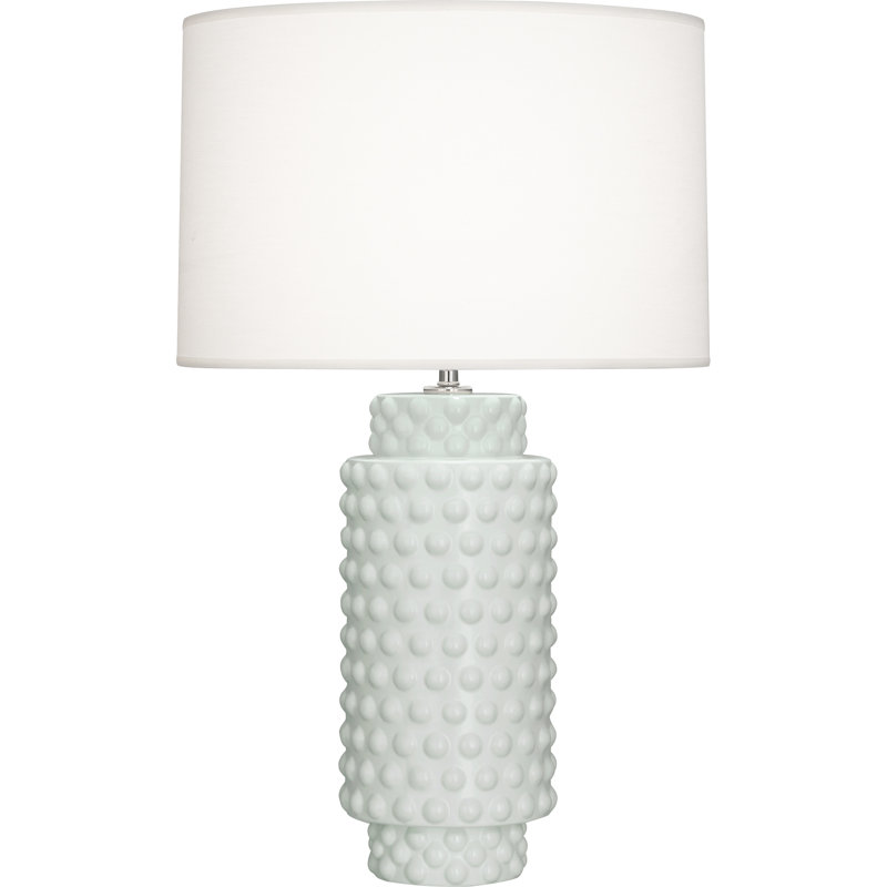 Dolly Table Lamp, 27.5" H x 17" W x 17" D, Matte Celadon