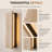 LED Travertine Outdoor Wall Sconce, Warm White Integrated