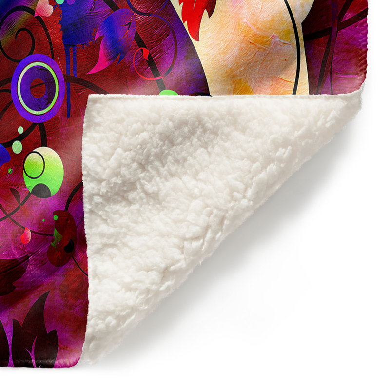 Couverture sherpa doux , 51 po x 60 po
