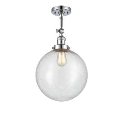 Plafonnier semi-encastré 1 lumière 12 "ciacchi