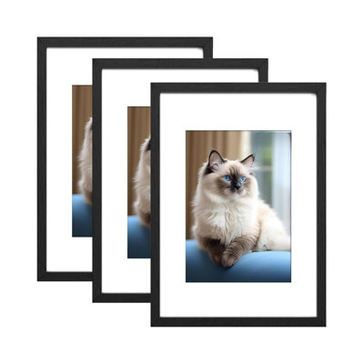 A2 Picture Frame with Mount for Wall Hanging 3 Pack