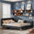 Upholstered Daybed With Headboard And Armrest-1372683363-1372683362
