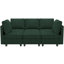 Ozeal 83.4'' Wide Corduroy Modular Storage Sectional Sleeper Sofa-894320237