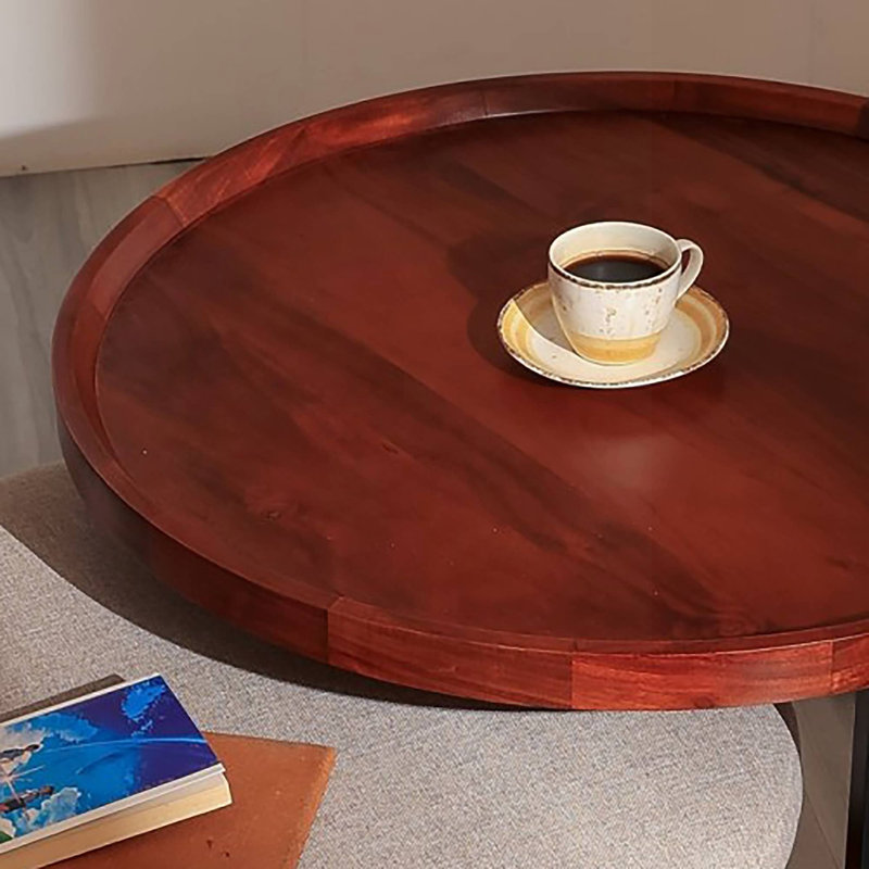 Table basse gigogne avec repose-pieds et rangement