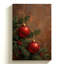 Décoration de Noël sur branches de pin vert, art mural sur toile, 16 x 24 po-1087525527-1087525522