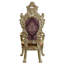 Chaise avec accoudoirs à dossier rembourré Fernish