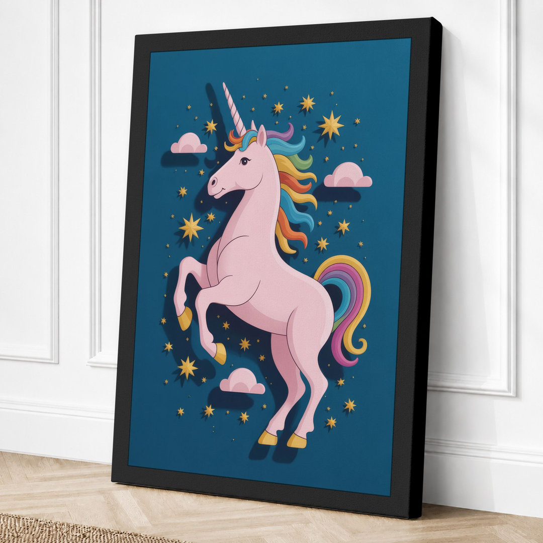 Magical Unicorn Dreams Maximalist - Wrapped Canvas