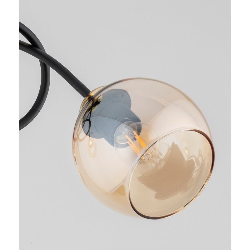 Jenelle Glass Flush Mount, Gold