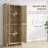 72" Freestanding Kitchen Pantry, Buffet Cabinet-1899480806