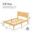 Nori 14" Solid Wood Full Beds with Headboard-1105810818