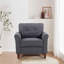 Fauteuil d'appoint, fauteuil avec accoudoirs, canapé rembourré pour salon