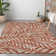 Malek Flatweave Washable Floral Indoor / Outdoor Rug