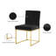 Chaise d'appoint rembourrée en velours Amberdawn-1602561295-1602561294