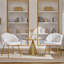 Aaliyiah Contemporary and Classic Velvet Accent Chair-617199878