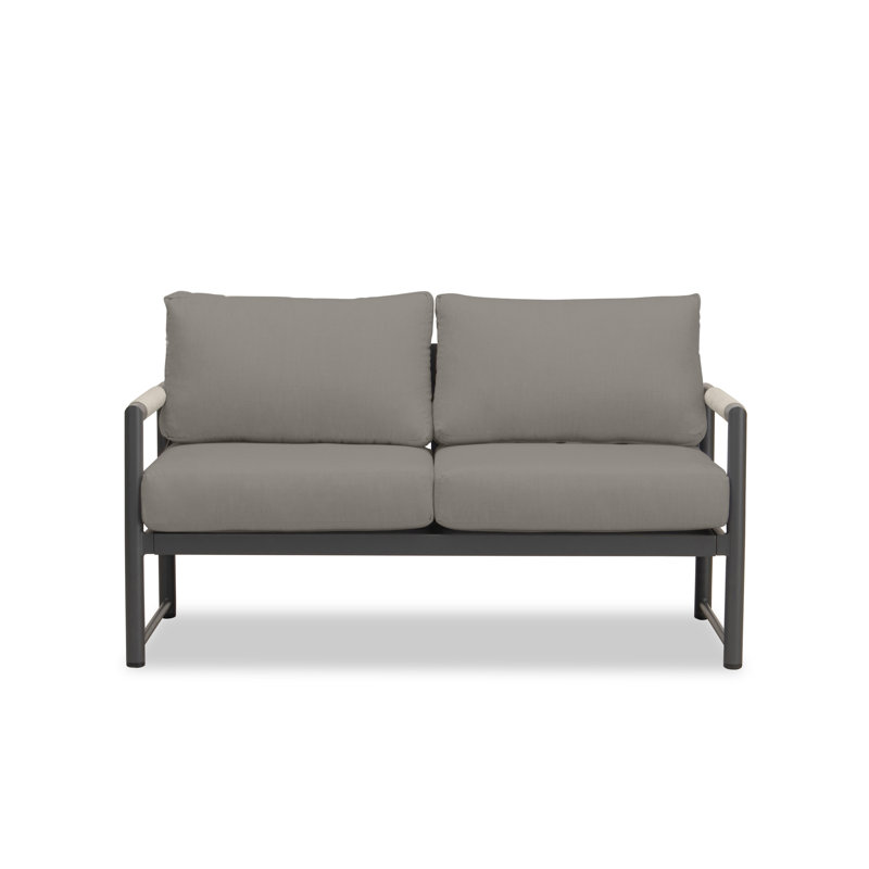 Largeur de 57 po Obaida, Gris ardoise, Toile gris anthracite Sunbrella®